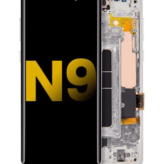 OLED Display mit Rahmen für Samsung Galaxy Note 9 (professionell aufgearbeitet) (Alpine White)