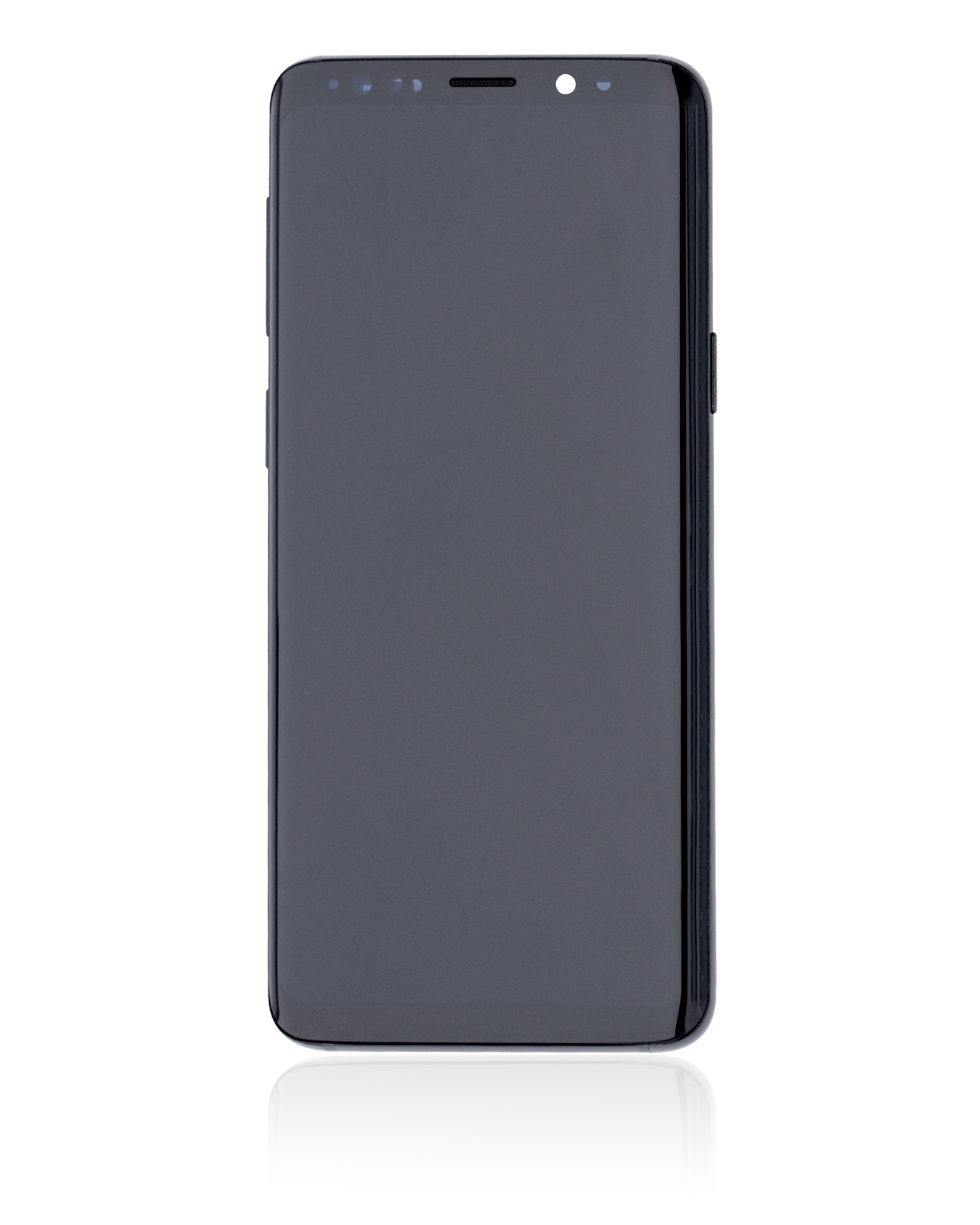 OLED Display mit Rahmen für Samsung Galaxy S9 (professionell aufgearbeitet) (Midnight Black (Schwarz)) – Bild 3