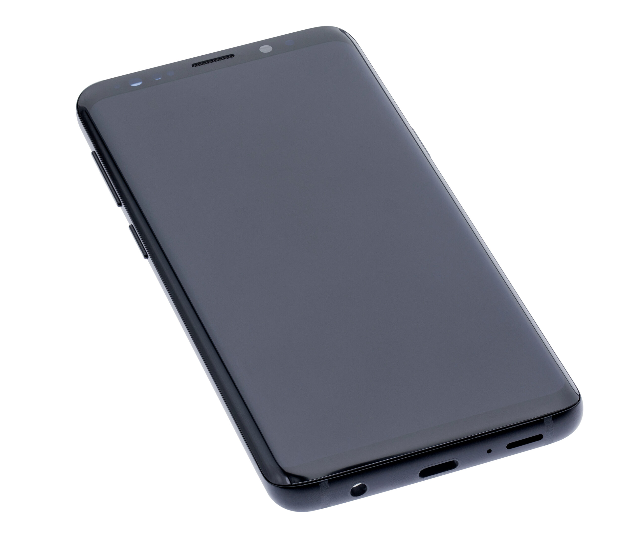OLED Display mit Rahmen für Samsung Galaxy S9 (professionell aufgearbeitet) (Midnight Black (Schwarz)) – Bild 4