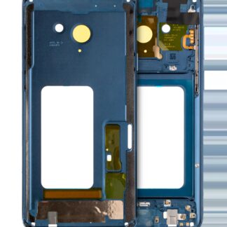 Mittelrahmen für Samsung Galaxy S9 Plus (mit SmallParts) (Coral Blue Rahmen)