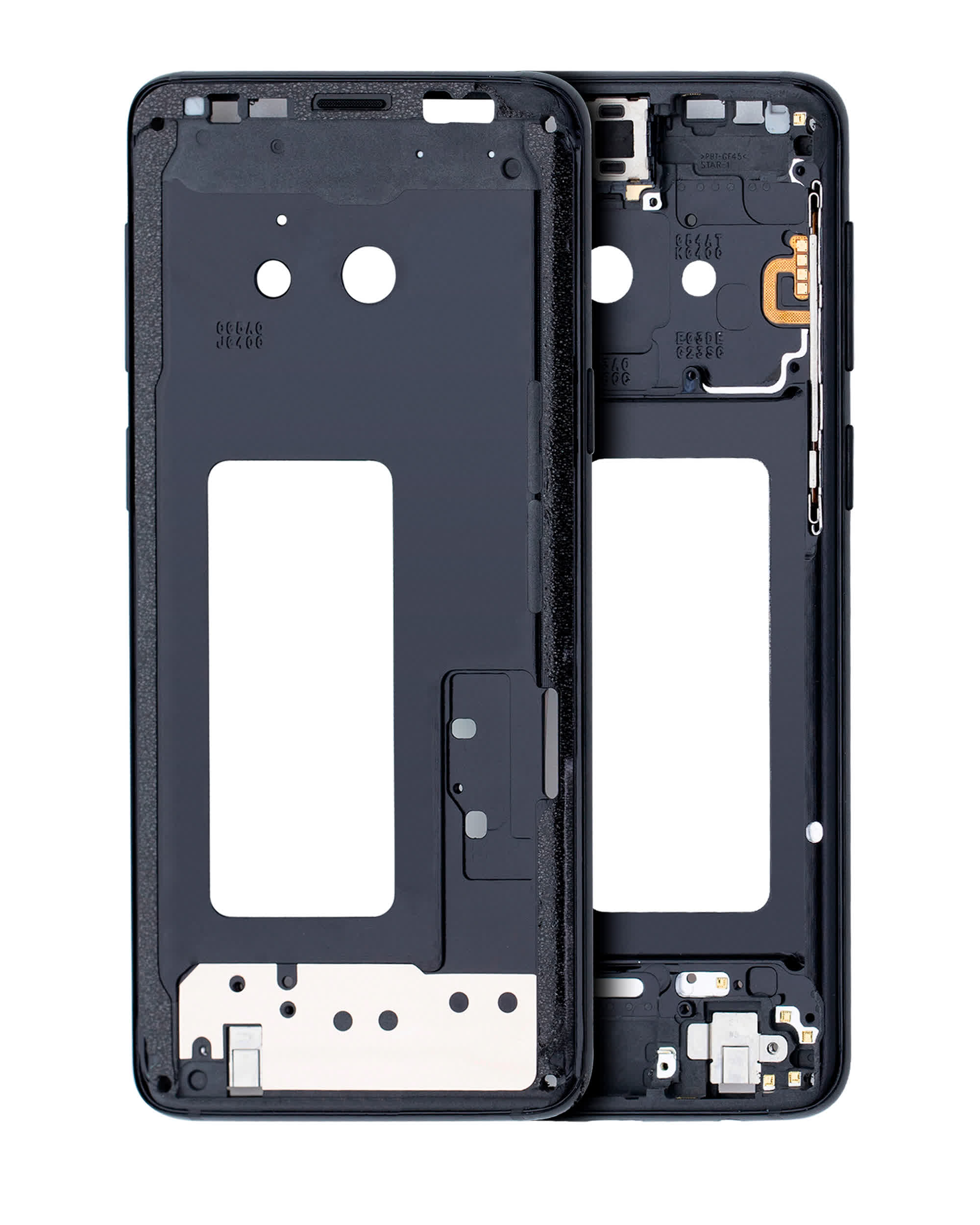 Mittelrahmen für Samsung Galaxy S9 (mit SmallParts) (Midnight Black Rahmen)