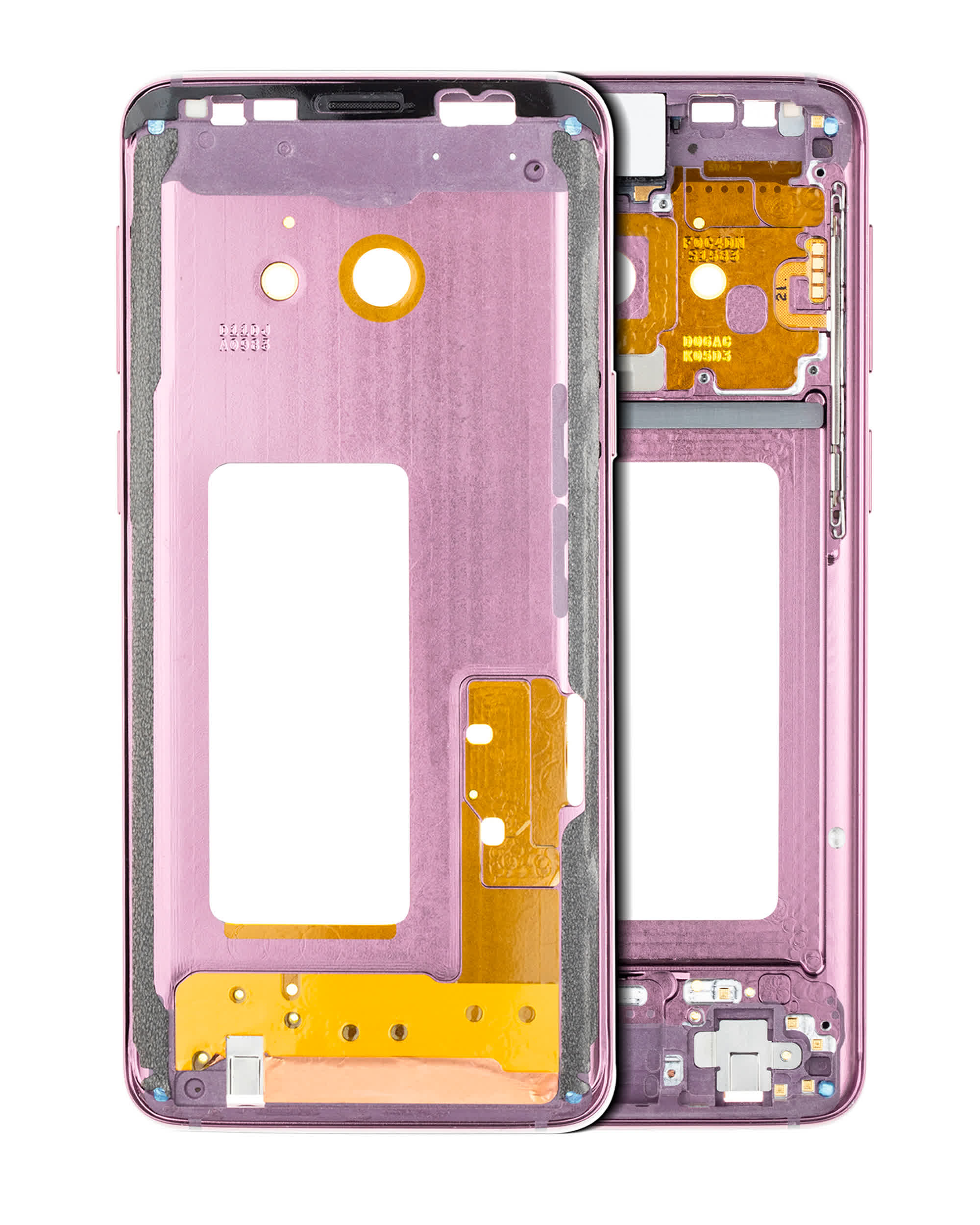 Mittelrahmen für Samsung Galaxy S9 (mit SmallParts) (Lilac Purple Rahmen)