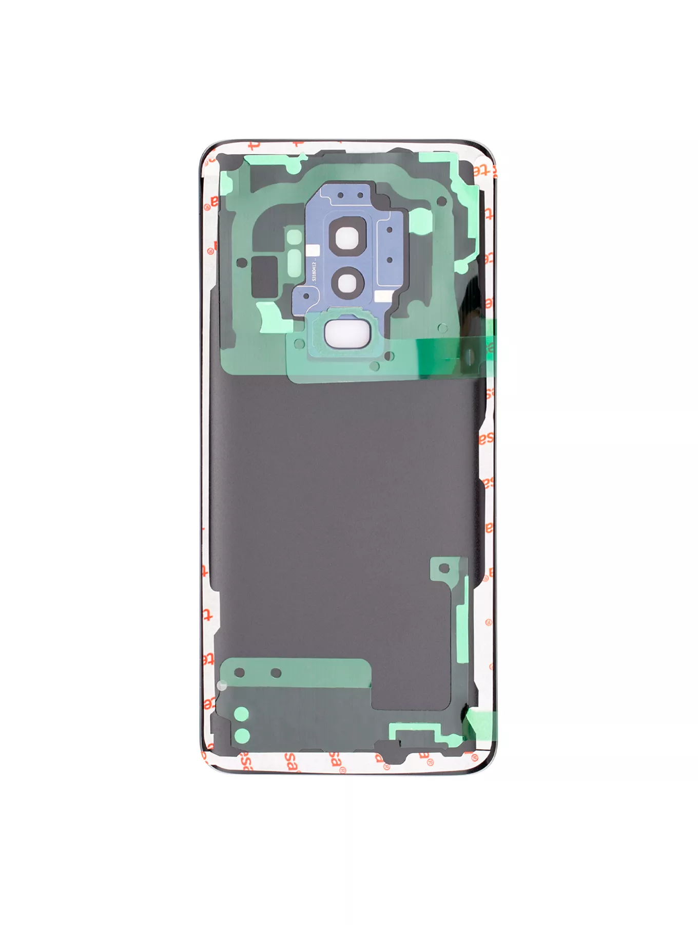 Rückdeckelglas mit Kameraglas für Samsung Galaxy S9 Plus (Service Pack) (Coral Blue (Blau)) – Bild 2