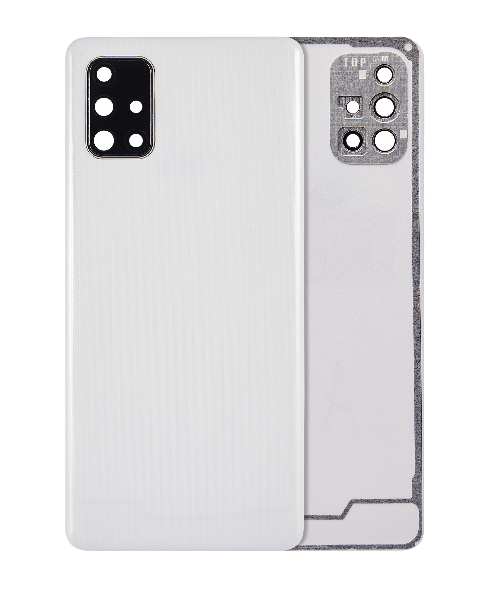 Rückdeckelglas mit Kameraglas für Samsung Galaxy A71 (A715 / 2020) (Service Pack) (Black (Schwarz)) – Bild 3