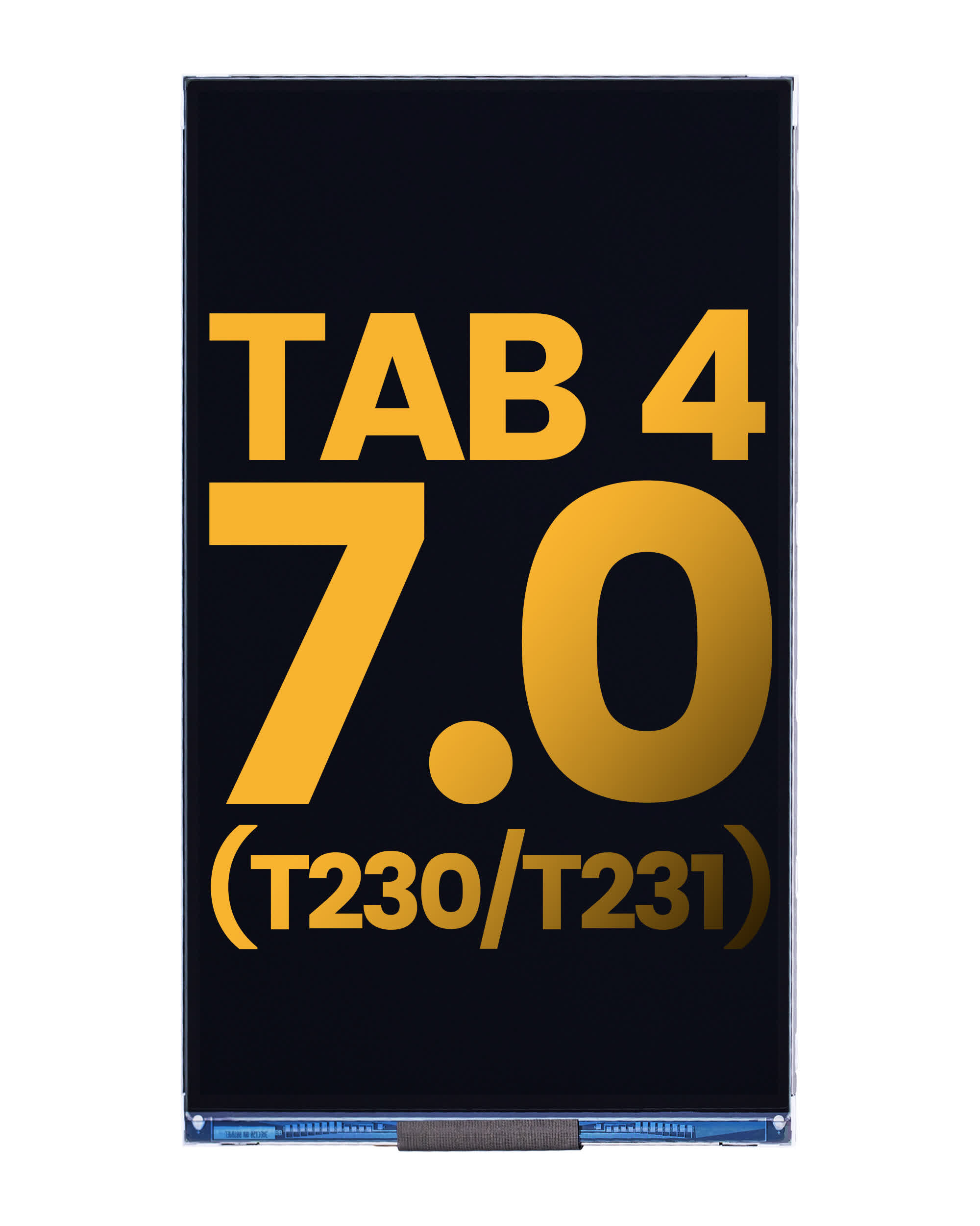 LCD für Samsung Galaxy Tab 4 7.0" (T230 / T231) (professionell aufgearbeitet)