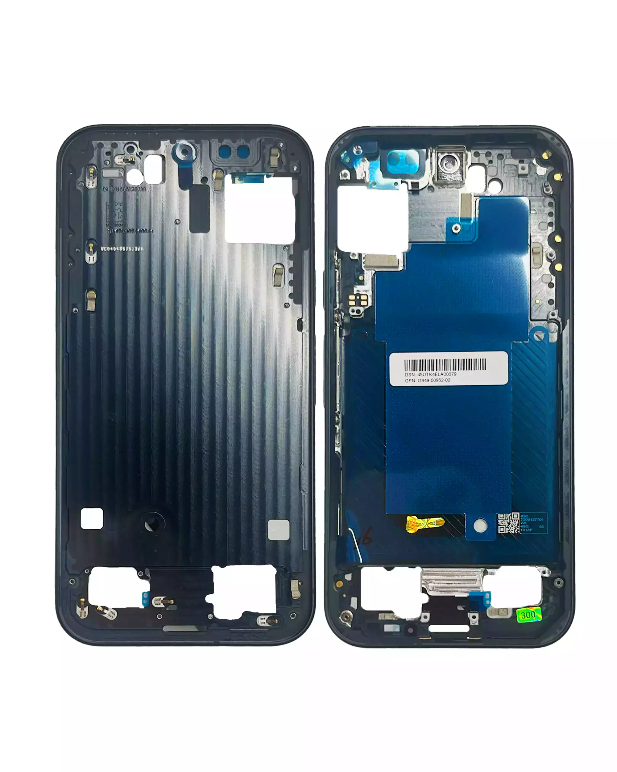 Mid- Rahmen Gehäuse für Google Pixel 9 (Original) (Obsidian) – Bild 4