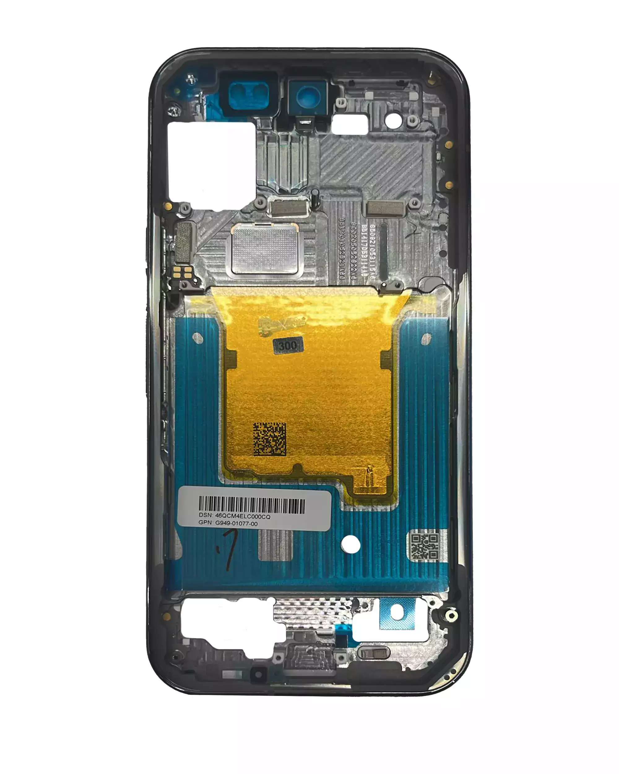 Mid - Rahmen Gehäuse für Google Pixel 9 Pro (Original) (Obsidian) – Bild 4