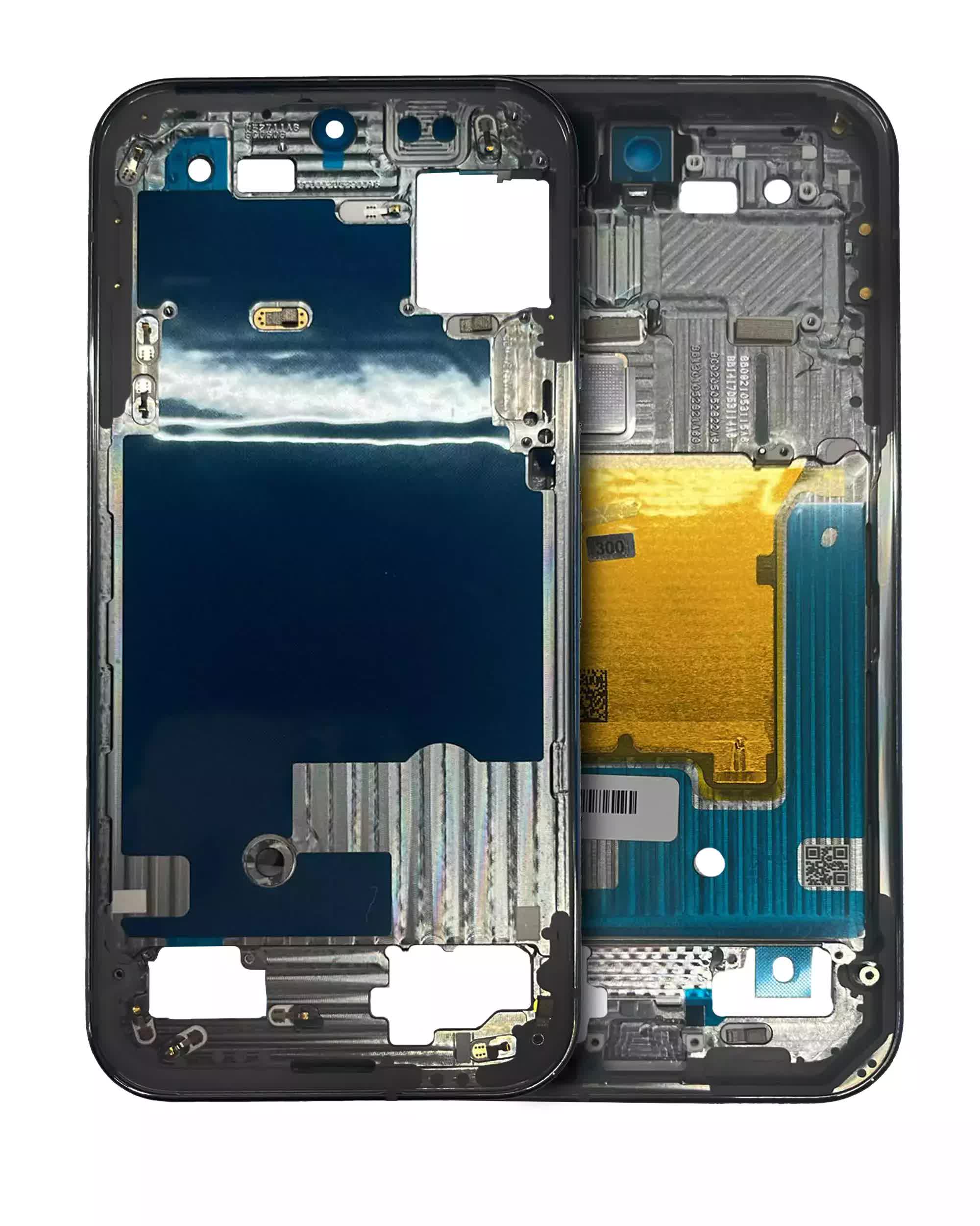Mid - Rahmen Gehäuse für Google Pixel 9 Pro (Original) (Obsidian)