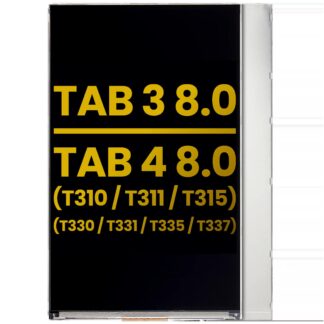 LCD einzeln für Samsung Galaxy Tab 3 8.0" / Tab 4 8.0" (T310 / T311 / T315) / (T330 / T331 / T335 / T337) (professionell aufgearbeitet)