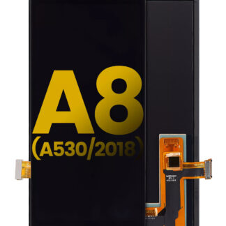 OLED Display ohne Rahmen für Samsung Galaxy A8 (A530 / 2018) (professionell aufgearbeitet)