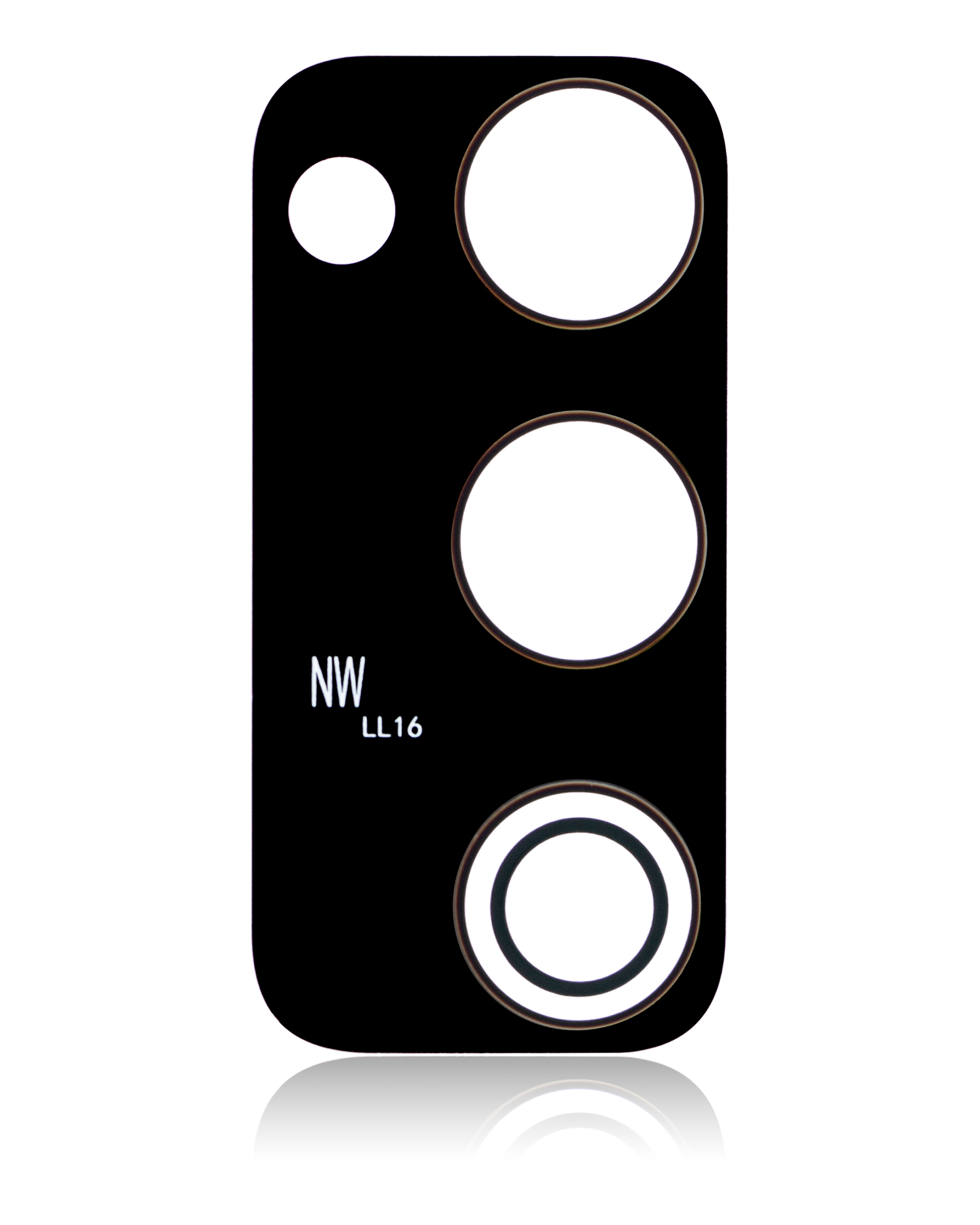 Rückkamera-Glas (nur Glas) mit Klebefolie für Samsung Galaxy S20 FE 4G / 5G (Black (Schwarz)) (10er-Pack) – Bild 3