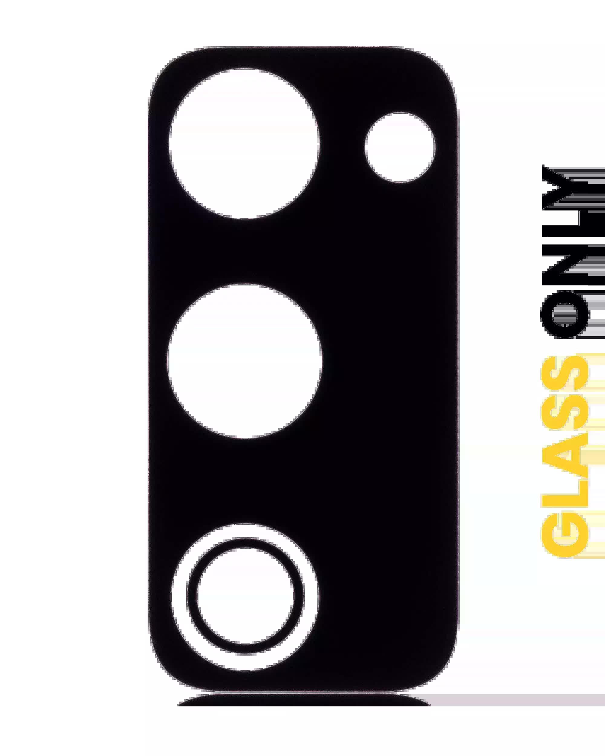 Rückkamera-Glas (nur Glas) mit Klebefolie für Samsung Galaxy S20 FE 4G / 5G (Black (Schwarz)) (10er-Pack)