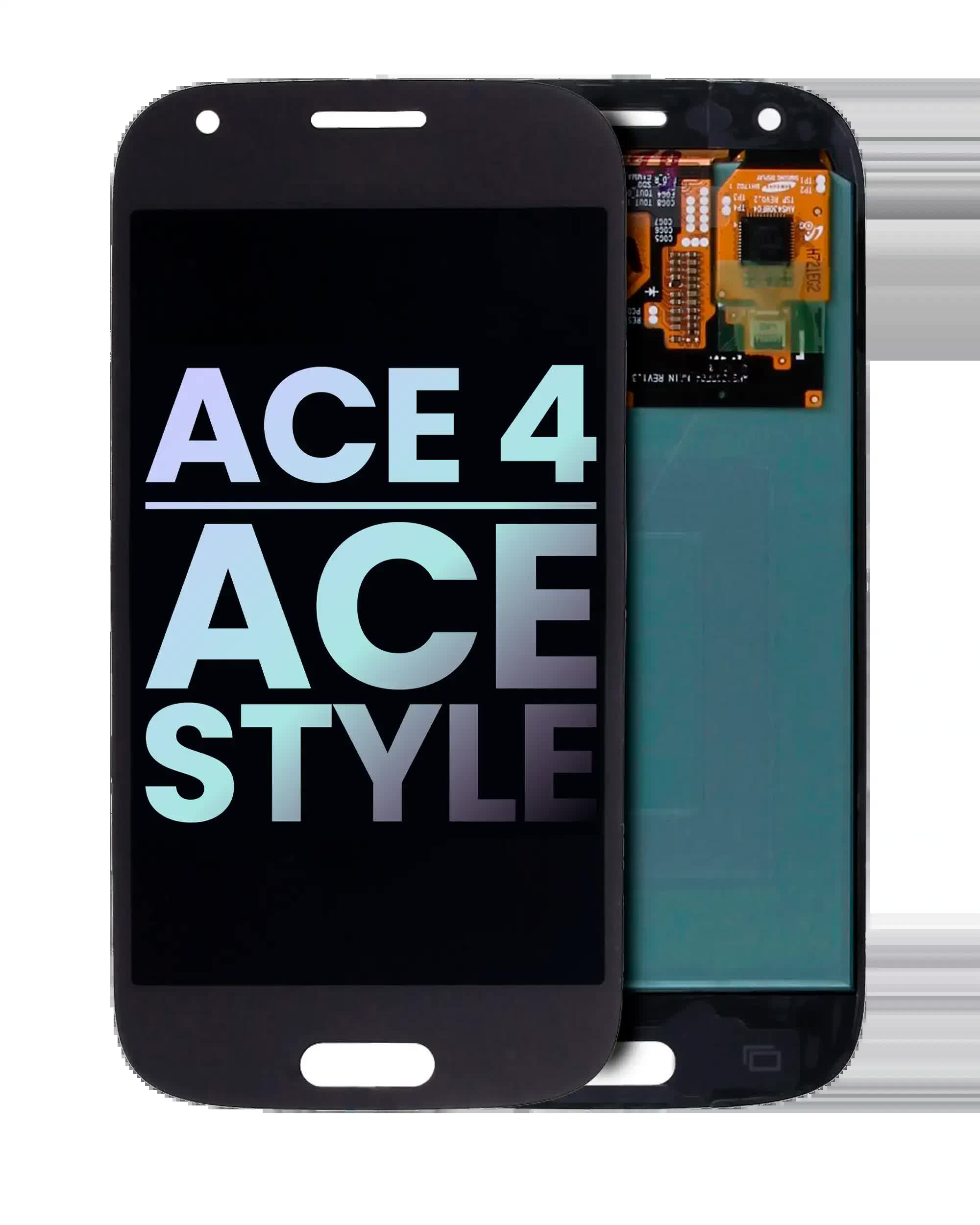 OLED Display für Samsung Ace 4 / Ace Style (Service Pack) (Gray (Grau))