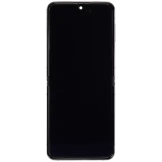 Inner OLED Display mit Rahmen für Samsung Galaxy Z Flip 4 5G (US & International Version) (professionell aufgearbeitet) (Bora Purple)