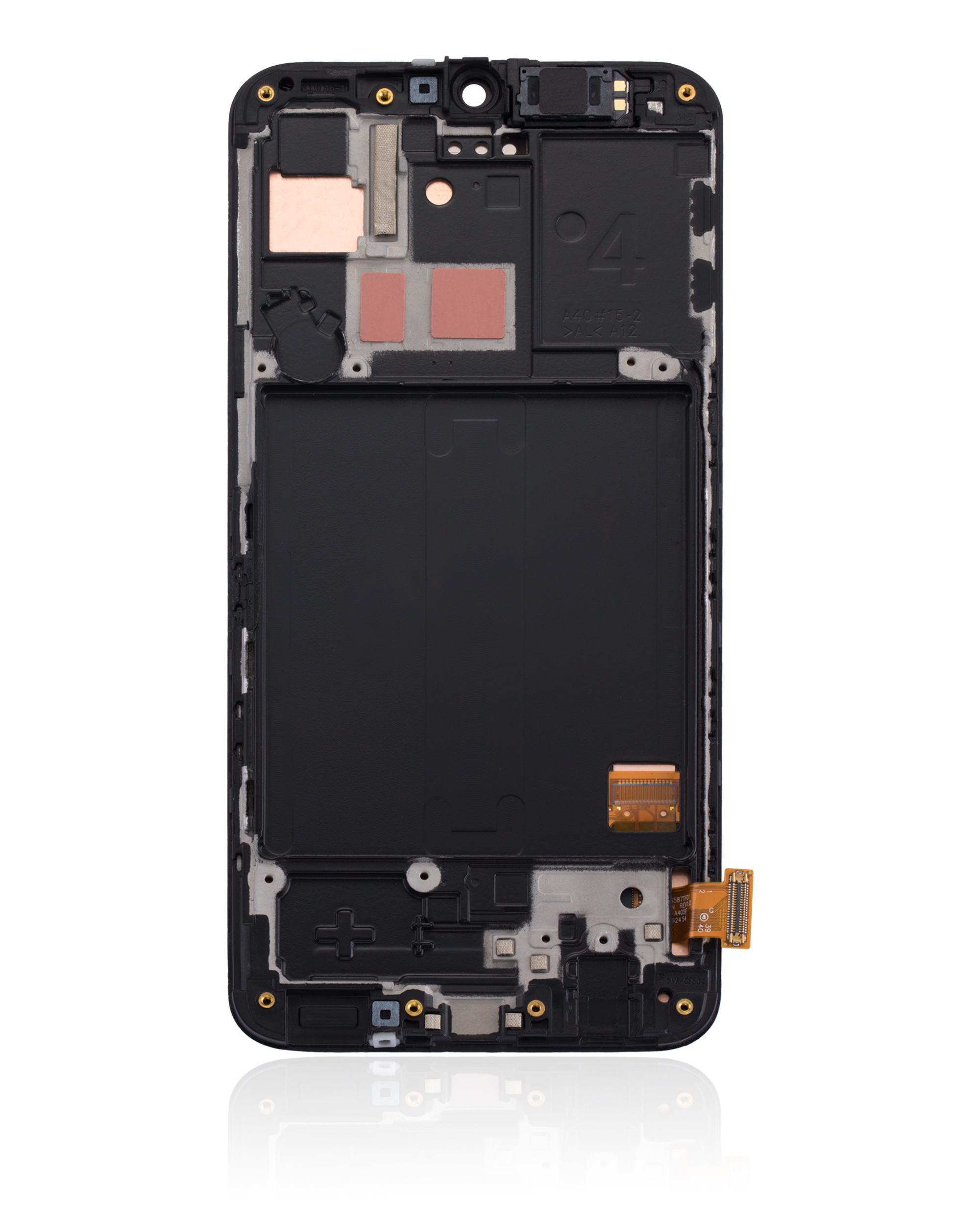 OLED Display mit Rahmen für Samsung Galaxy A40 (A405 / 2019) (professionell aufgearbeitet) – Bild 3