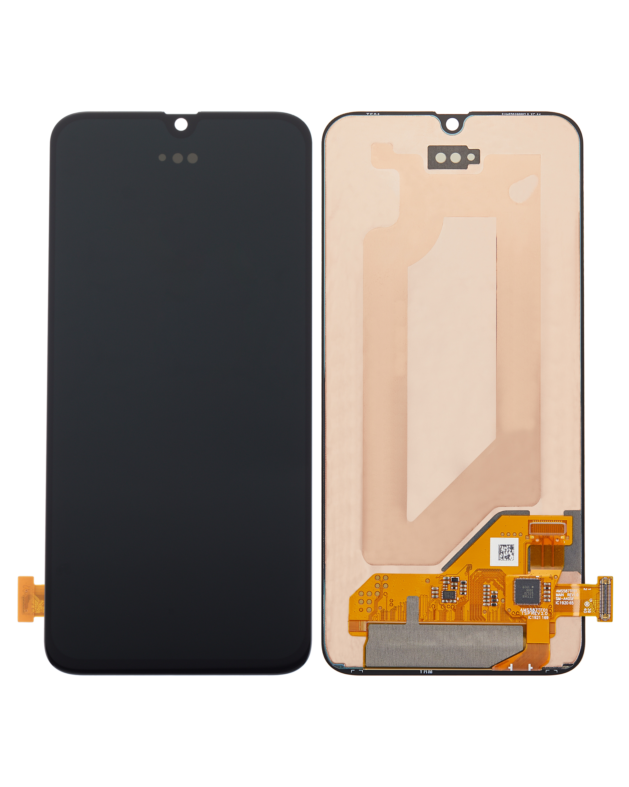 OLED Display ohne Rahmen für Samsung Galaxy A40 (A405 / 2019) (professionell aufgearbeitet) – Bild 2