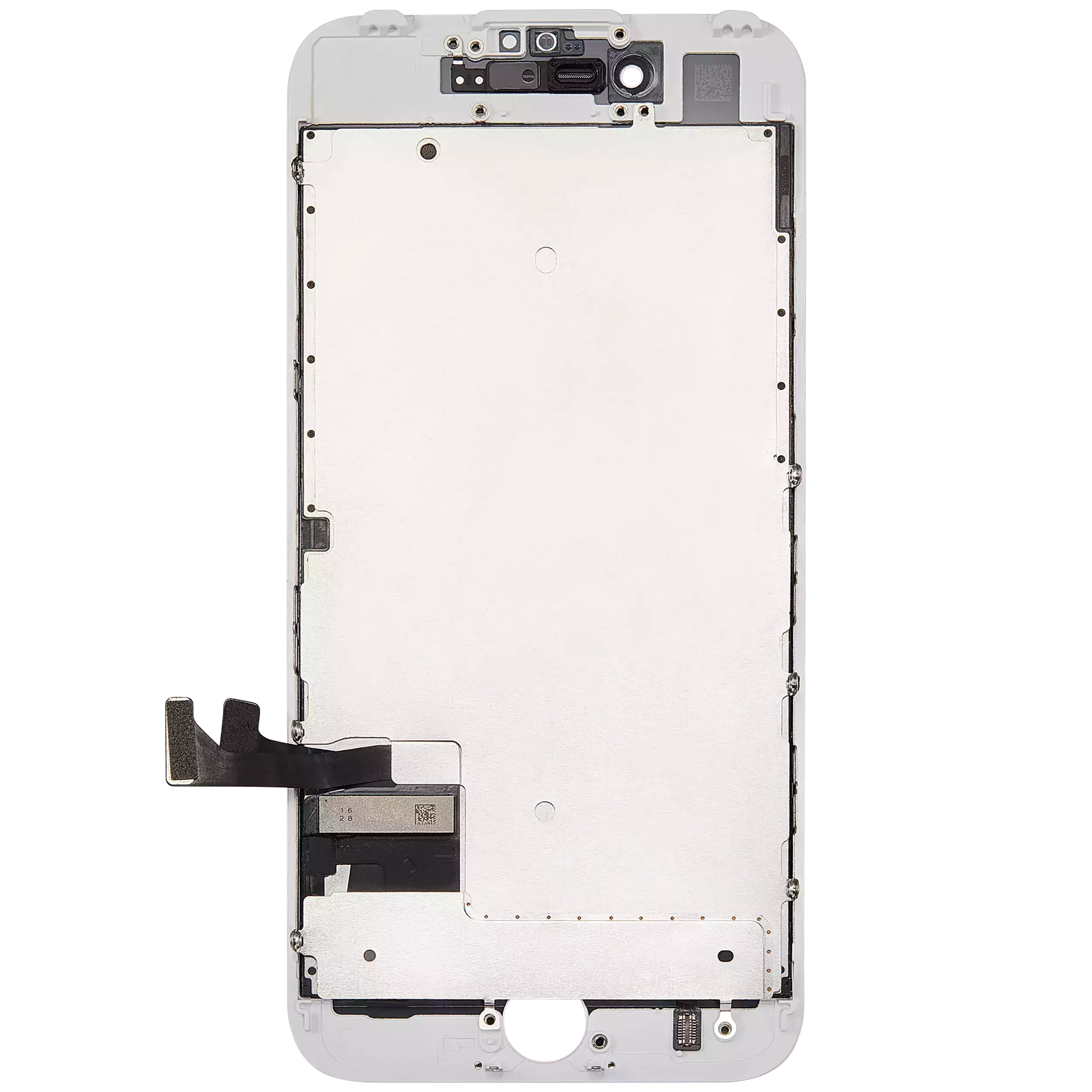 LCD Display mit Stahlplatte für iPhone 7 (professionell aufgearbeitet) (White (Weiß)) – Bild 3