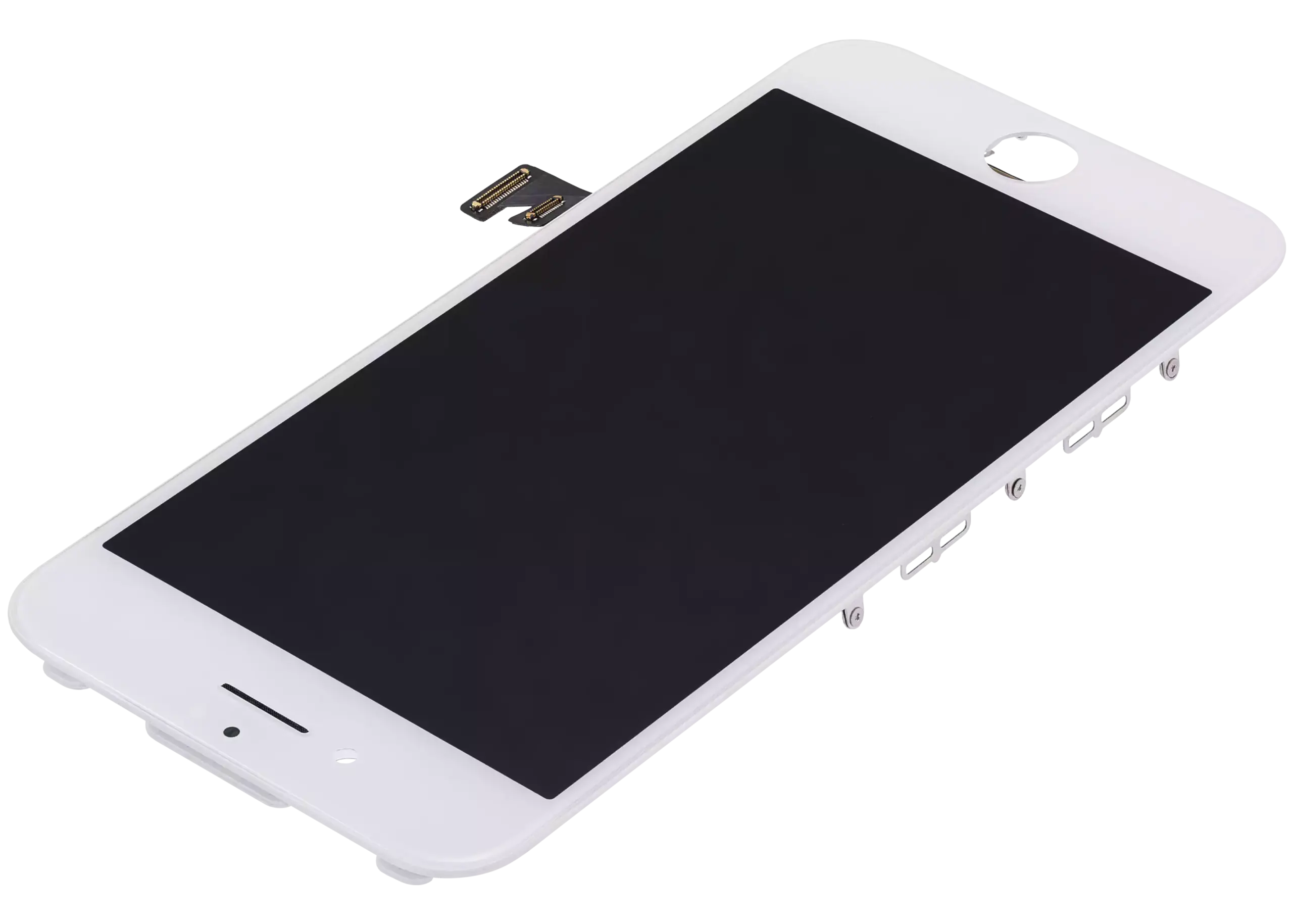 LCD Display mit Stahlplatte für iPhone 7 (professionell aufgearbeitet) (White (Weiß)) – Bild 4