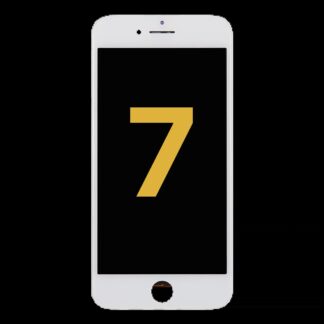 LCD Display mit Stahlplatte für iPhone 7 (professionell aufgearbeitet) (White (Weiß))