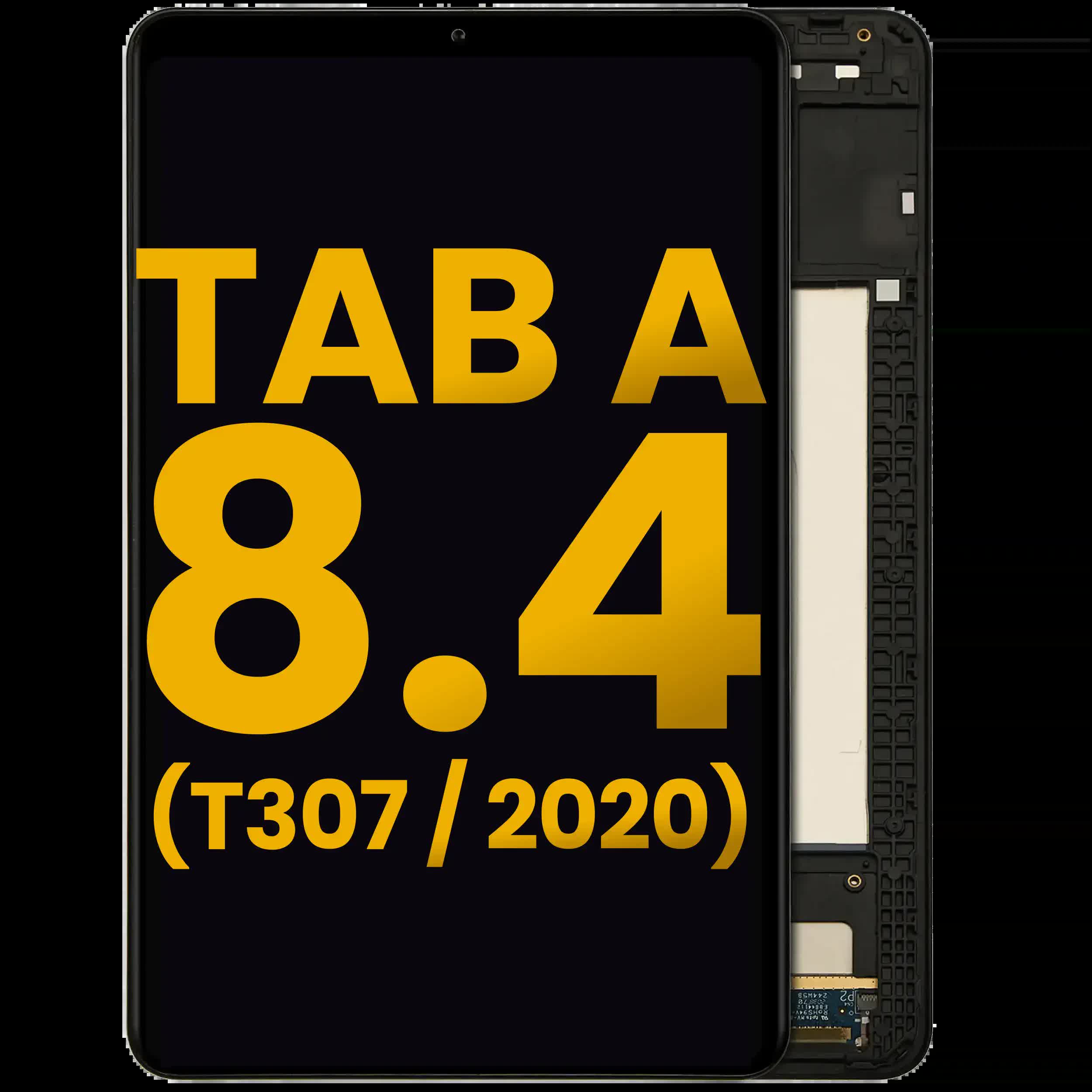 LCD Display mit Rahmen für Samsung Galaxy Tab A 8.4" (T307 / 2020) (professionell aufgearbeitet)