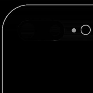 Rückkamera-Glas (nur Glas) mit Klebefolie für iPhone 7 Plus / 8 Plus (Real Sapphire) (Premium) (10er-Pack)
