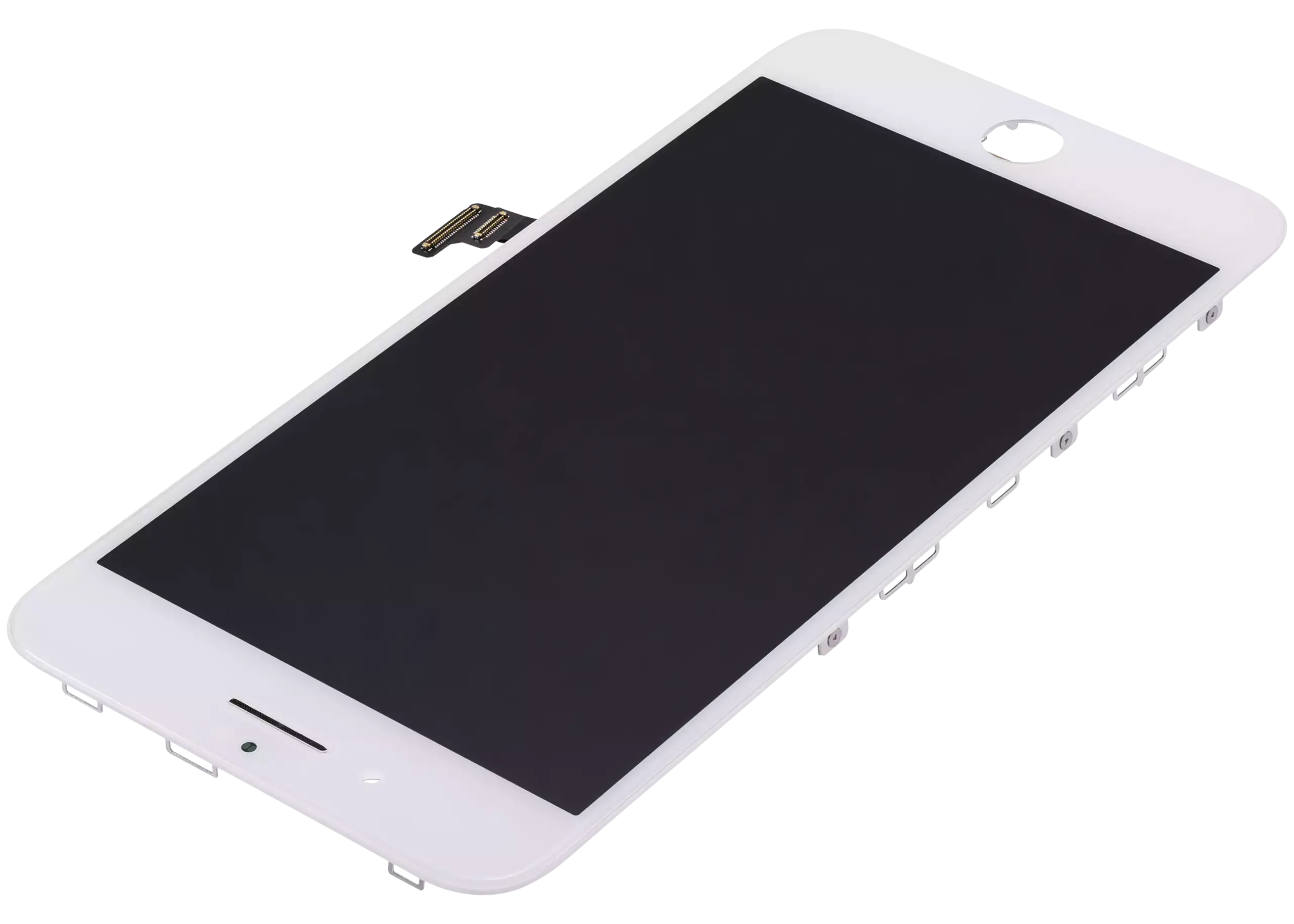 LCD Display mit Stahlplatte für iPhone 8 Plus (professionell aufgearbeitet) (White (Weiß)) – Bild 4