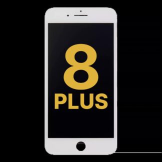 LCD Display mit Stahlplatte für iPhone 8 Plus (professionell aufgearbeitet) (White (Weiß))