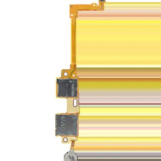 Sim und Memory Card mit Vibrator Flexkabel für Samsung Galaxy Note 10.1" (2014 Edition)