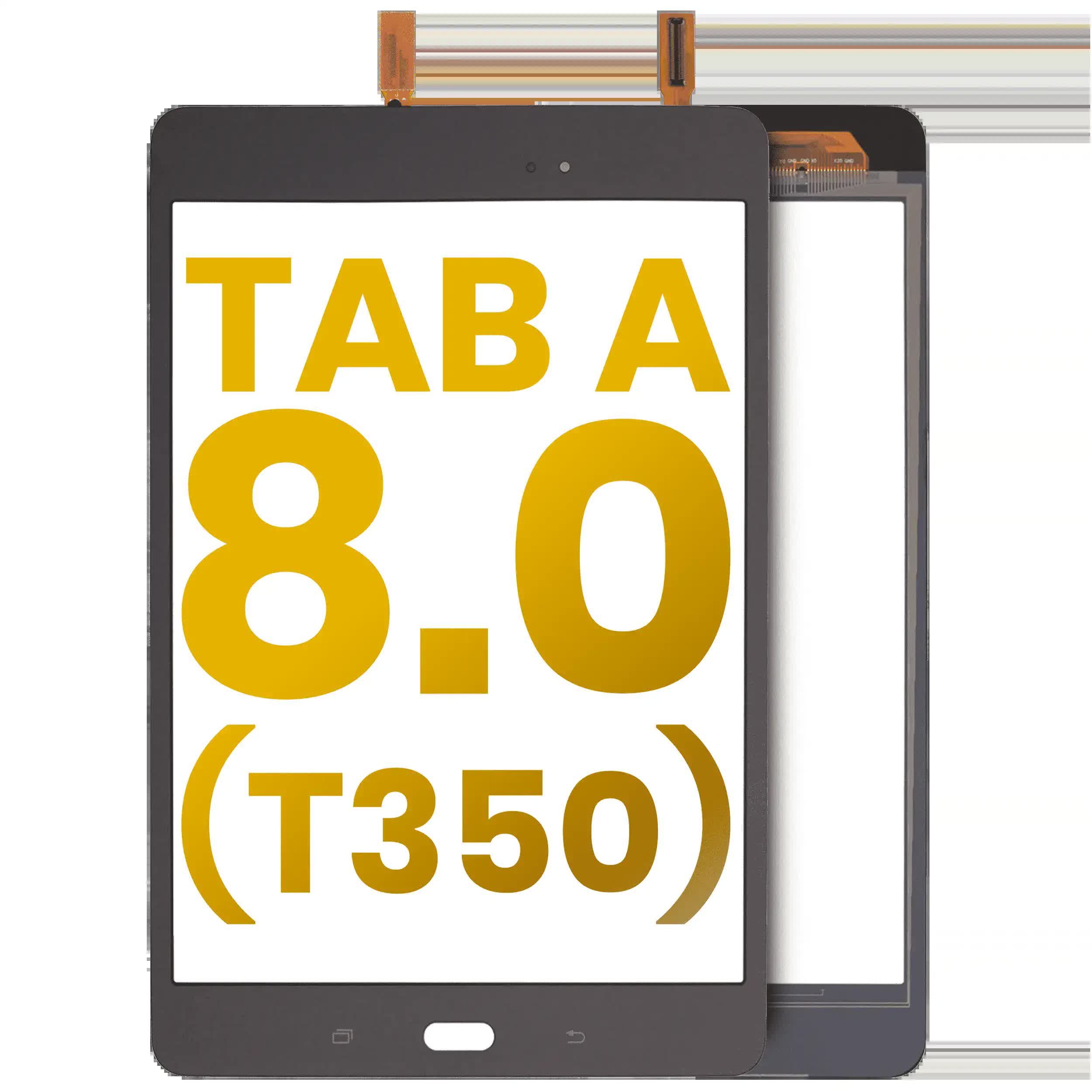 Touchscreen-Digitizer für Samsung Galaxy Tab A 8.0" (T350 / T355 / T357) (2015) (Black (Schwarz))