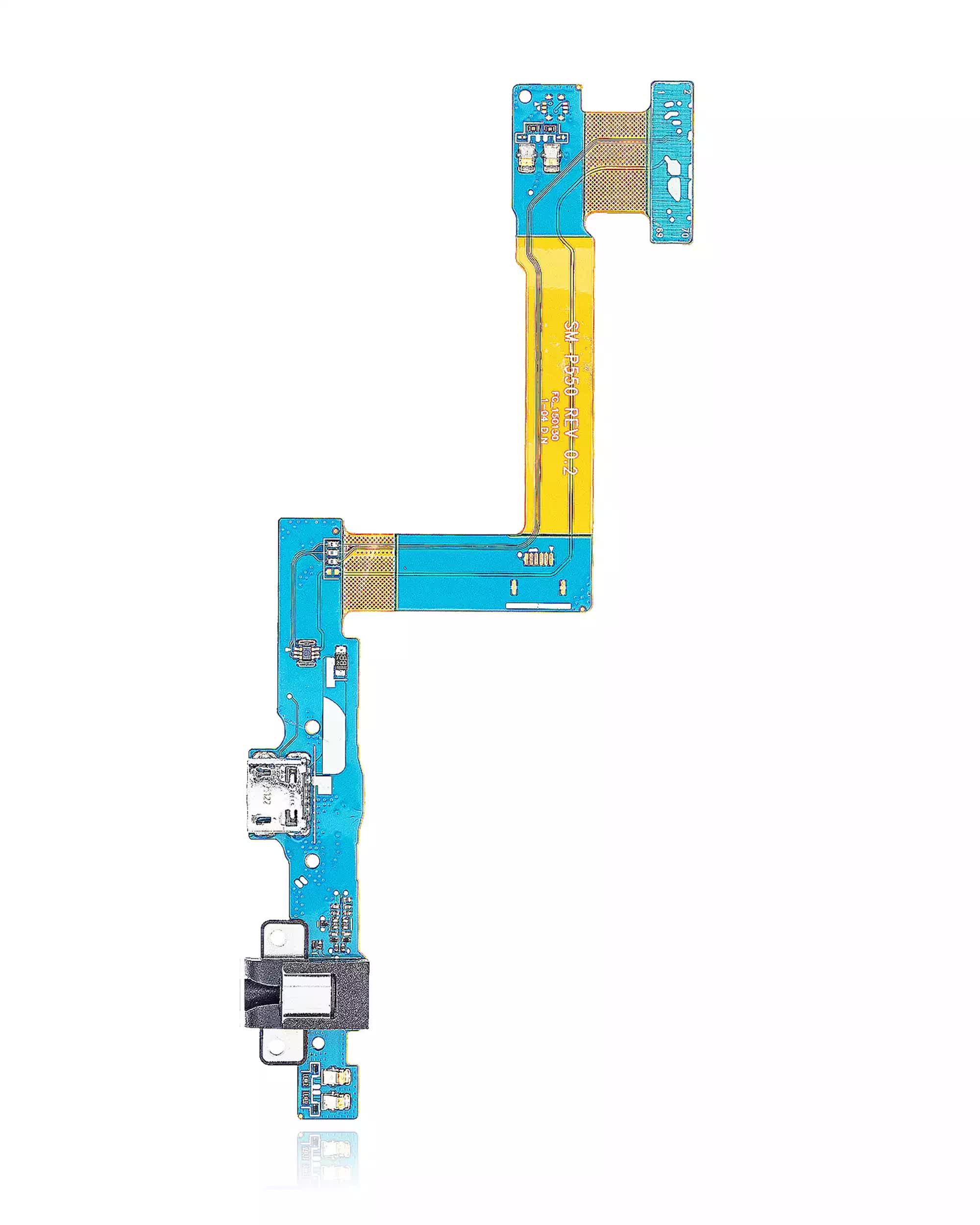 Ladebuchse Flexkabel mit Kopfhörerbuchse für Samsung Galaxy Tab A 9.7" (T550 / T555) (2015) (Premium)