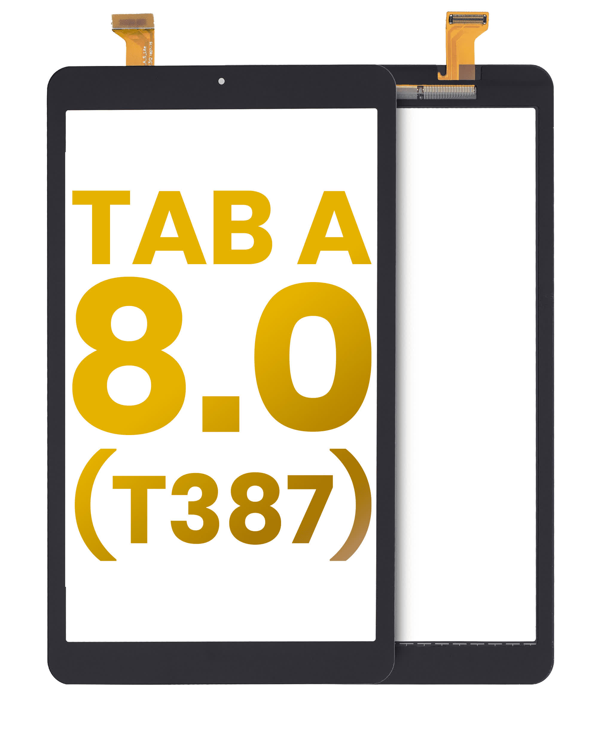 Touchscreen-Digitizer für Samsung Galaxy Tab A 8.0" (2018) (T387) (Cellular Version) (Black (Schwarz))