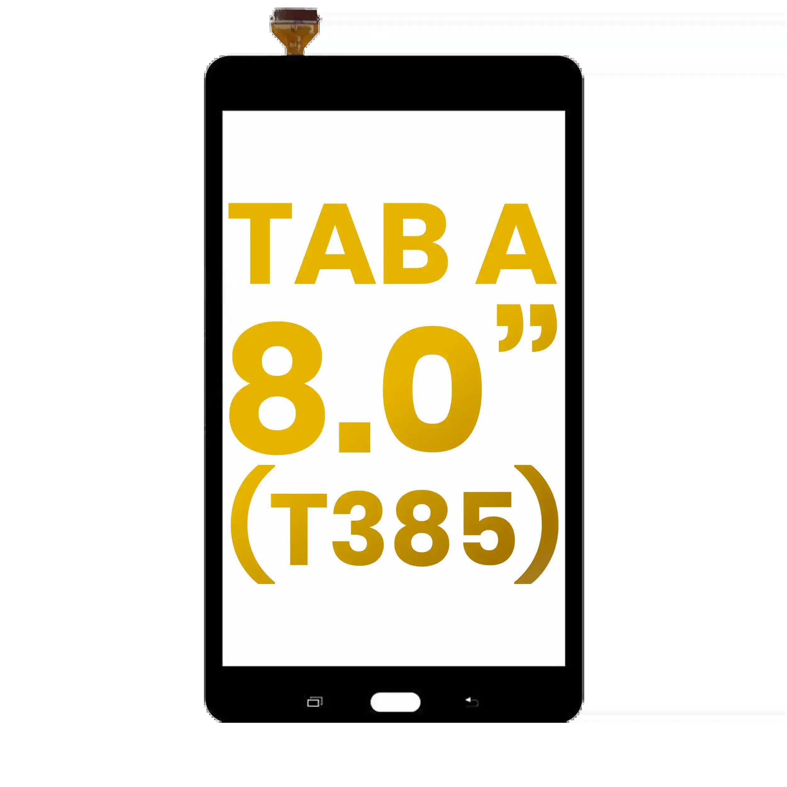 Touchscreen-Digitizer für Samsung Galaxy Tab A 8.0" (2017) (T385) (Cellular Version) (Black (Schwarz))