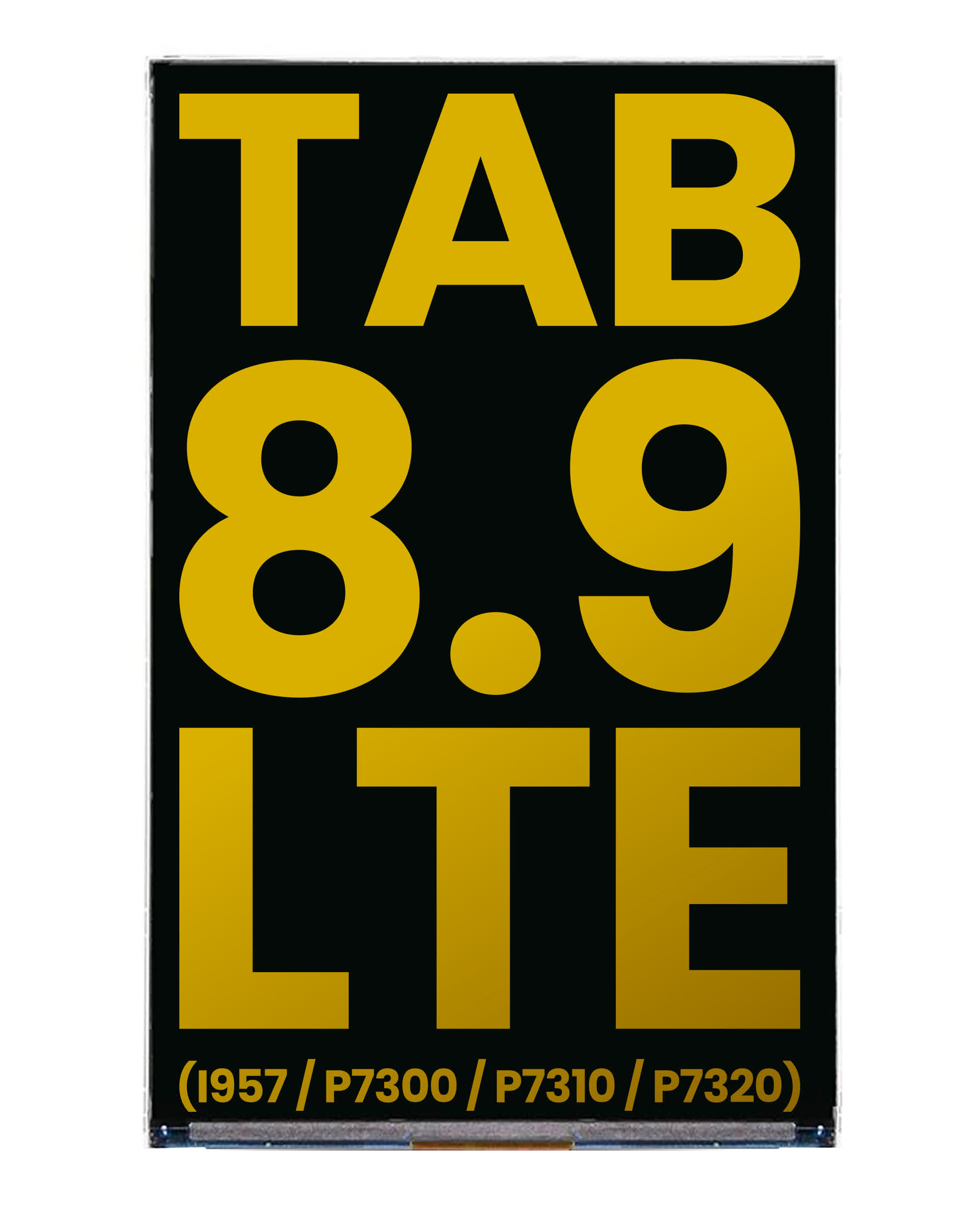 LCD für Samsung Galaxy Tab 8.9" LTE (i957 / P7300 / P7310 / P7320) (professionell aufgearbeitet)