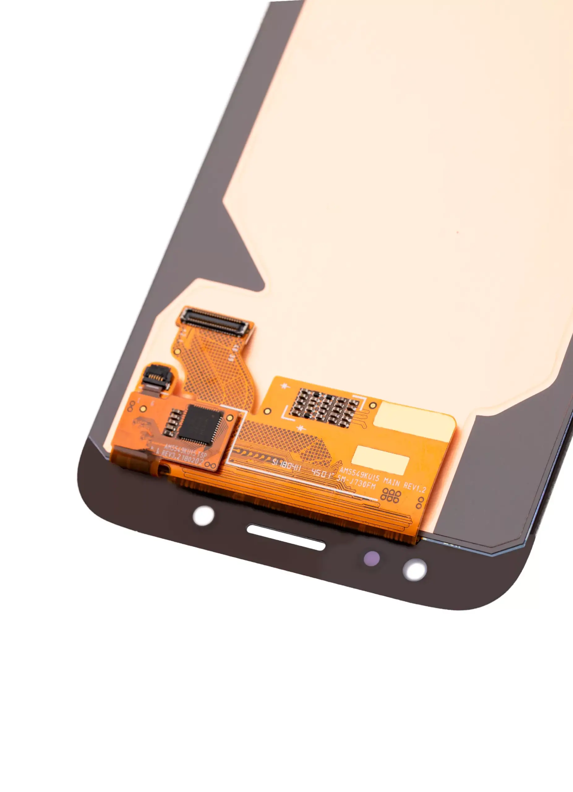 LCD Display ohne Rahmen für Samsung Galaxy J7 Pro (J730 / 2017) (Service Pack) (Silver (Silber)) – Bild 4