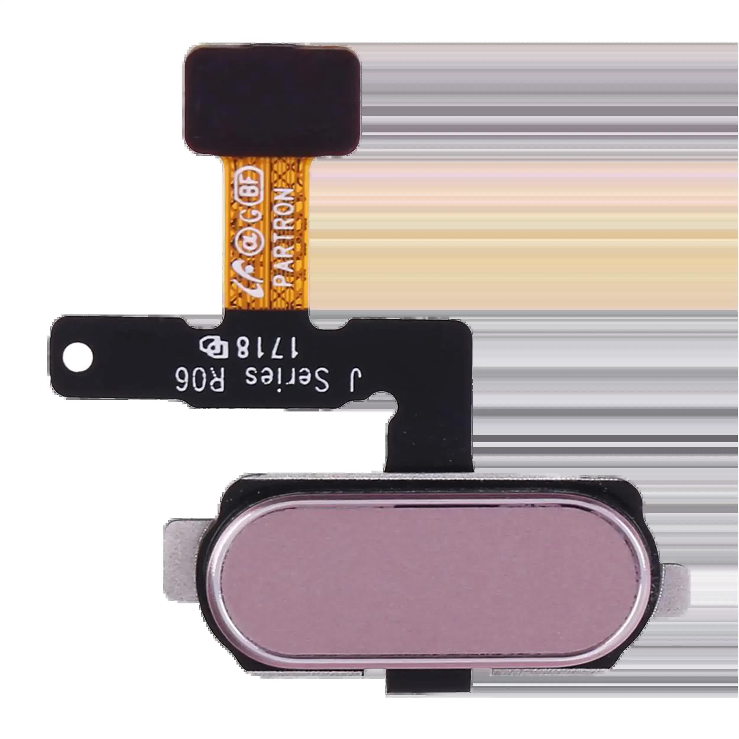 Fingerabdrucksensor mit Flexkabel für Samsung Galaxy J7 Pro (J730 / 2017) (Pink (Rosa))