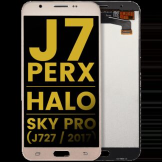 LCD Display ohne Rahmen für Samsung Galaxy J7 Perx / Halo / Sky Pro (J727 / 2017) (professionell aufgearbeitet) (Gold)