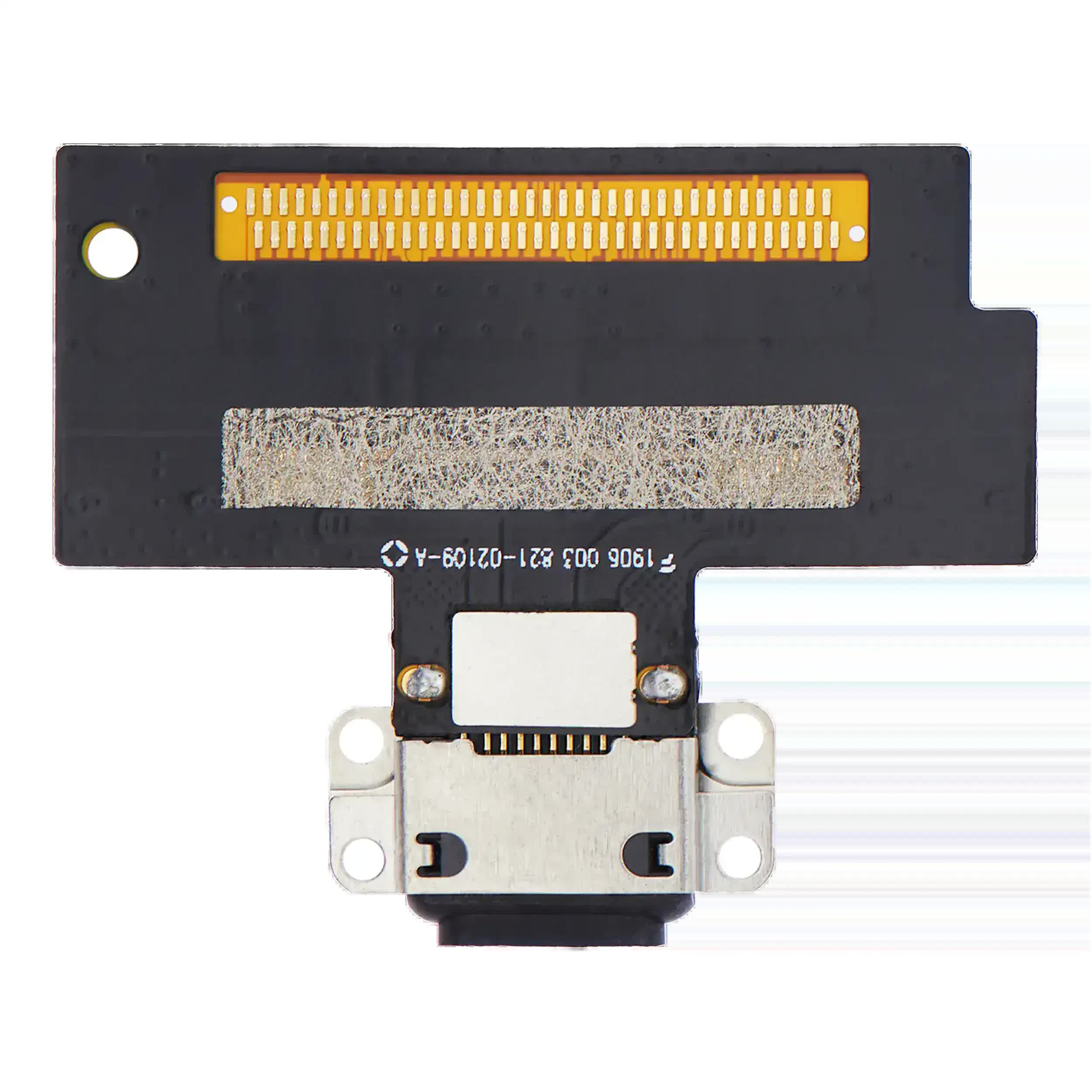 Ladebuchse Flexkabel für iPad Air 3 (Löten erforderlich) (Aftermarket Plus) (Black (Schwarz))
