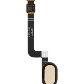 Homebutton mit Fingerprint Sensor Flexkabel für Motorola Moto G5S (XT1797 / 2017) (Gold)