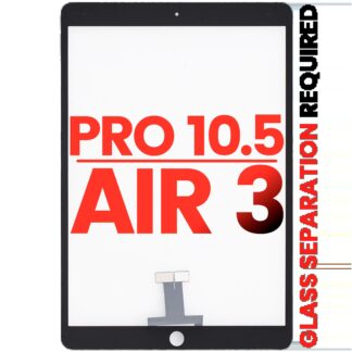 Touchscreen-Digitizer für iPad Pro 10.5" / iPad Air 3 (OCA vormontiert & Glas Separation erforderlich) (Aftermarket Plus) (Black (Schwarz))