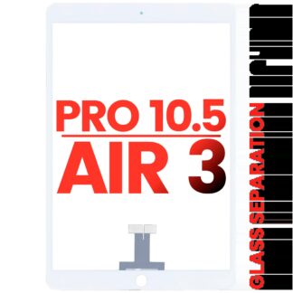 Touchscreen-Digitizer für iPad Pro 10.5" / iPad Air 3 (OCA vormontiert & Glas Separation erforderlich) (Aftermarket Plus) (White (Weiß))
