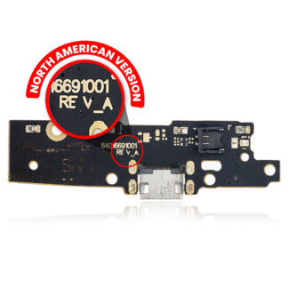 Ladebuchse (mit Finger Sensor) für Motorola E4 (XT1764 / XT1767 / XT1768 / 2017) (US-Version / Rev_A)