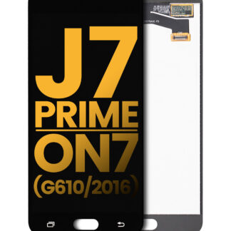 LCD Display ohne Rahmen für Samsung Galaxy J7 Prime / On7 (G610 / 2016) (professionell aufgearbeitet) (Black (Schwarz))