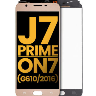 LCD Display ohne Rahmen für Samsung Galaxy J7 Prime / On7 (G610 / 2016) (professionell aufgearbeitet) (Gold)