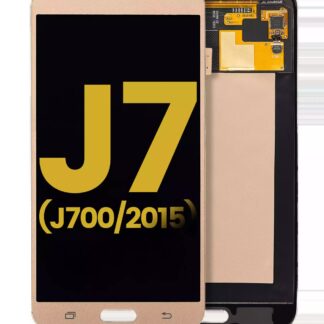 OLED Display ohne Rahmen für Samsung Galaxy J7 (J700 / 2015) (professionell aufgearbeitet) (White (Weiß))