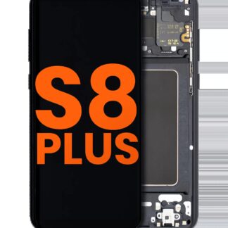 OLED Display mit Rahmen für Samsung Galaxy S8 Plus (Blemish: Grade A) (Midnight Black (Schwarz))