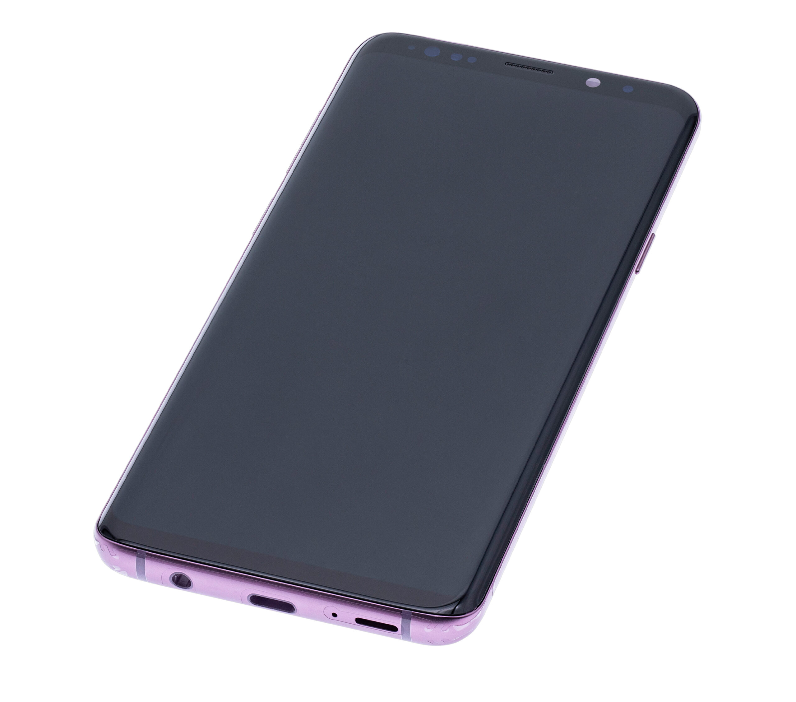 OLED Display mit Rahmen für Samsung Galaxy S9 Plus (Aftermarket Plus) (Lilac Purple (Violett)) – Bild 3