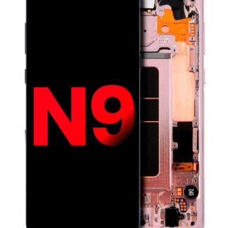 OLED Display mit Rahmen für Samsung Galaxy Note 9 (Aftermarket Plus) (Alpine White)