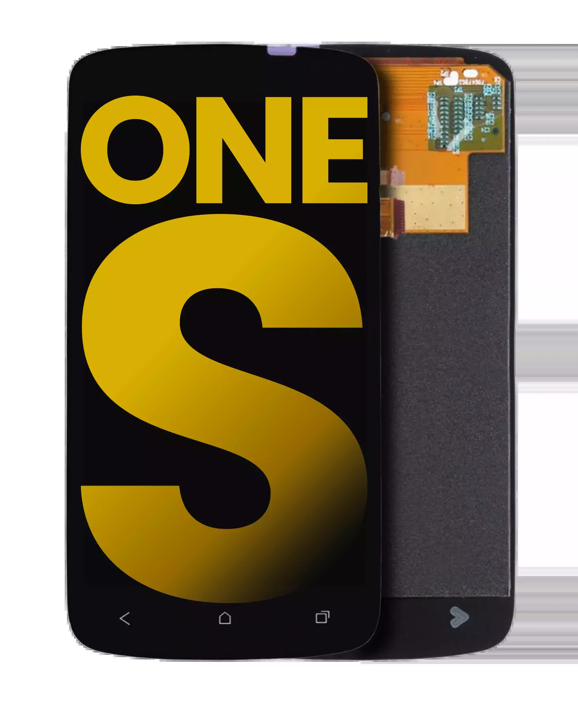 LCD Display ohne Rahmen für HTC ONE S (professionell aufgearbeitet)