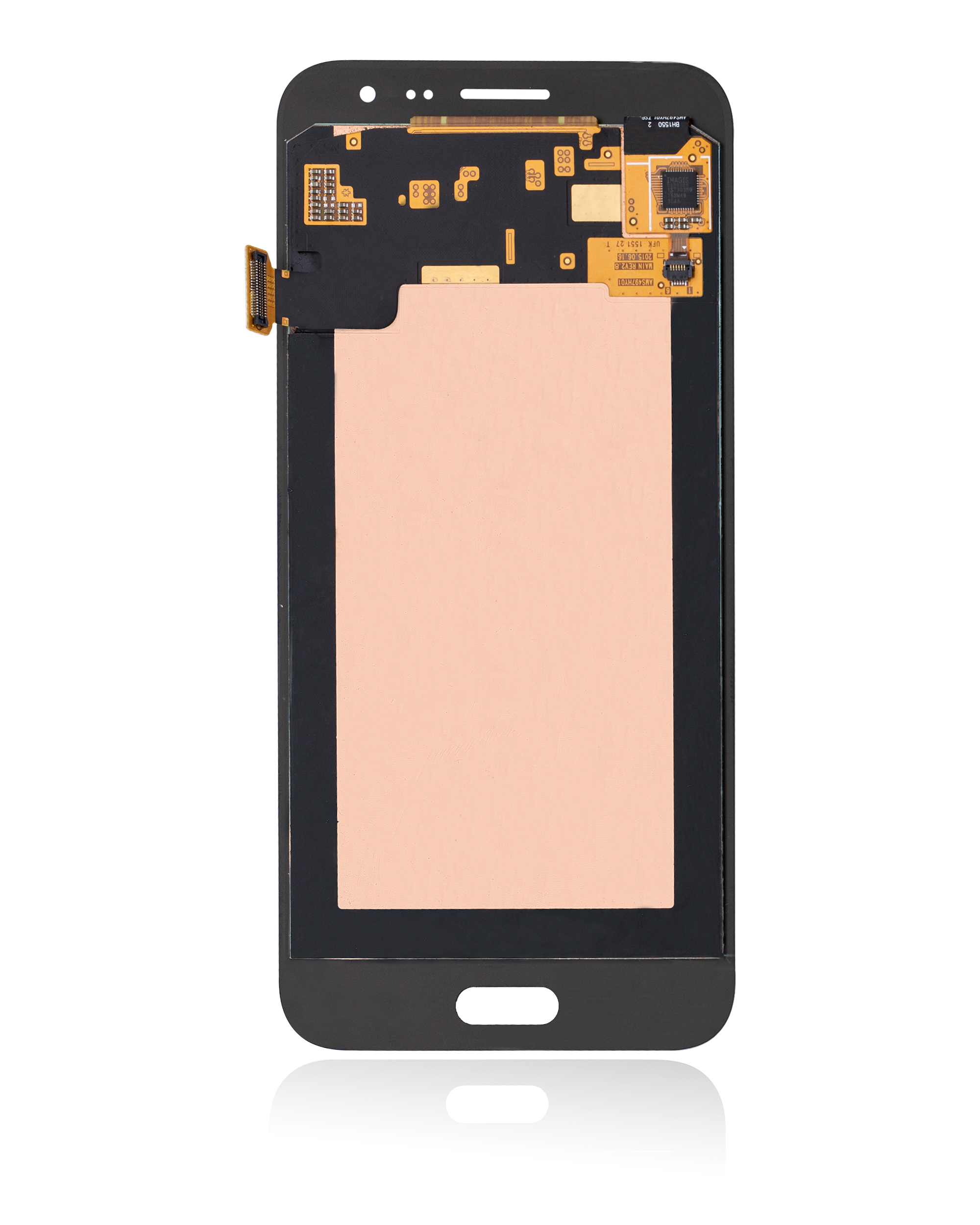 OLED Display ohne Rahmen für Samsung Galaxy J3 / Sol 4G / Express Prime / Amp Prime (J320 / 2016) (professionell aufgearbeitet) (Black (Schwarz)) – Bild 3
