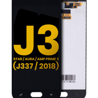 LCD Display ohne Rahmen für Samsung Galaxy J3 Star / Aura / Amp Prime 3 (J337 / 2018) (professionell aufgearbeitet) (Black (Schwarz))